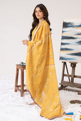 GLAZING AURA-3PC PRINTED LAWN SUIT