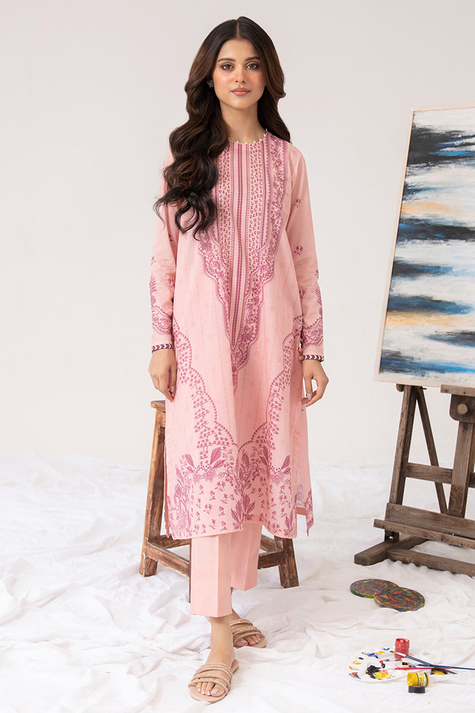 PINK MELLOW-2PC PRINTED LAWN SUIT