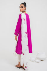 MAGENTA BLOOM-2PC (SHIRT & DUPATTA)