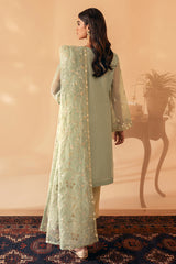 JADE BLAZE NET-2PC(SHIRT & DUPATTA)