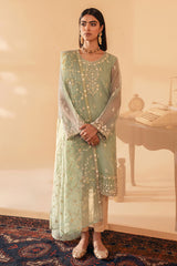JADE BLAZE NET-2PC(SHIRT & DUPATTA)