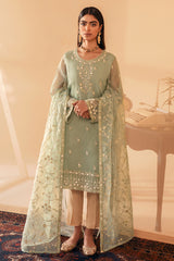 JADE BLAZE NET-2PC(SHIRT & DUPATTA)
