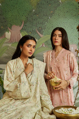 PEACH AMBER-3PC CAMBRIC SUIT