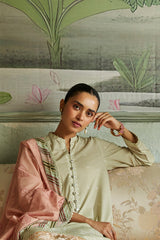 LUSH GRUN-3PC CAMBRIC SUIT