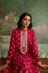 ROSEATE MUSE-2PC CAMBRIC SUIT
