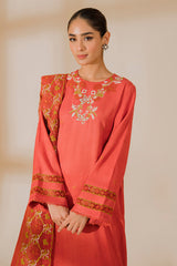 CINNABAR-2PC (SHIRT & DUPATTA)