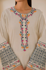 PRISTINE BLING-EMBROIDERED MARINA SHIRT