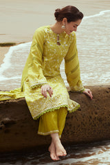 OLIVE TWINE-3PC (SHIRT, DUPATTA & TROUSER)