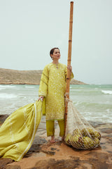 OLIVE TWINE-3PC (SHIRT, DUPATTA & TROUSER)