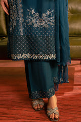 SERENE SAPPHIRE-3 PC (SHIRT, TROUSER & DUPATTA)
