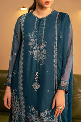 SERENE SAPPHIRE-3 PC (SHIRT, TROUSER & DUPATTA)