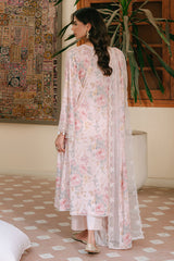 PINK CARNATION-3PC (SHIRT, TROUSER & DUPATTA)