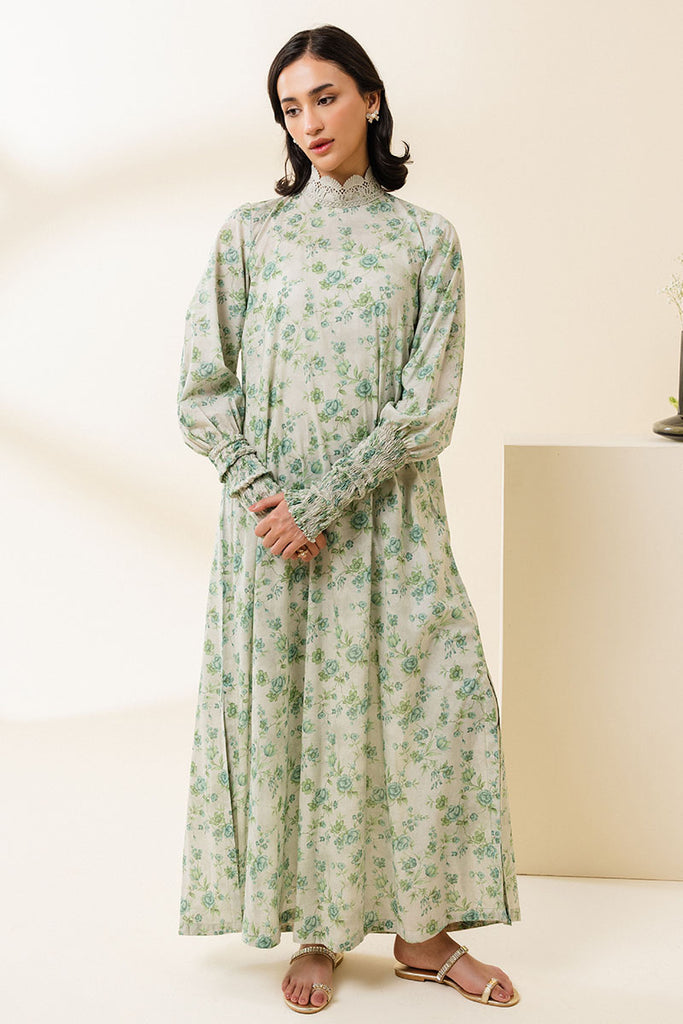 GARDEN CHARM-2 PC PRINTED LAWN SUIT