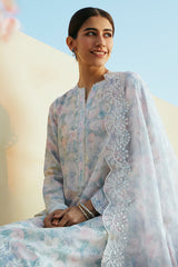 VIOLA PEARL STITCH 3PC: LAWN EMBROIDERED  SUIT
