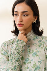 GARDEN CHARM-2 PC PRINTED LAWN SUIT