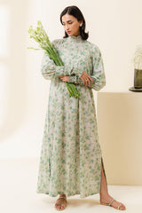 GARDEN CHARM-2 PC PRINTED LAWN SUIT