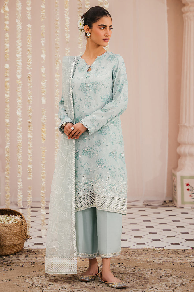GREY MIST-3 PIECE (SHIRT, TROUSER & DUPATTA)