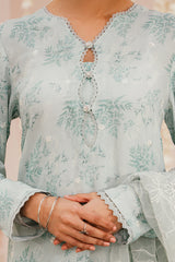 GREY MIST-3 PIECE (SHIRT, TROUSER & DUPATTA)