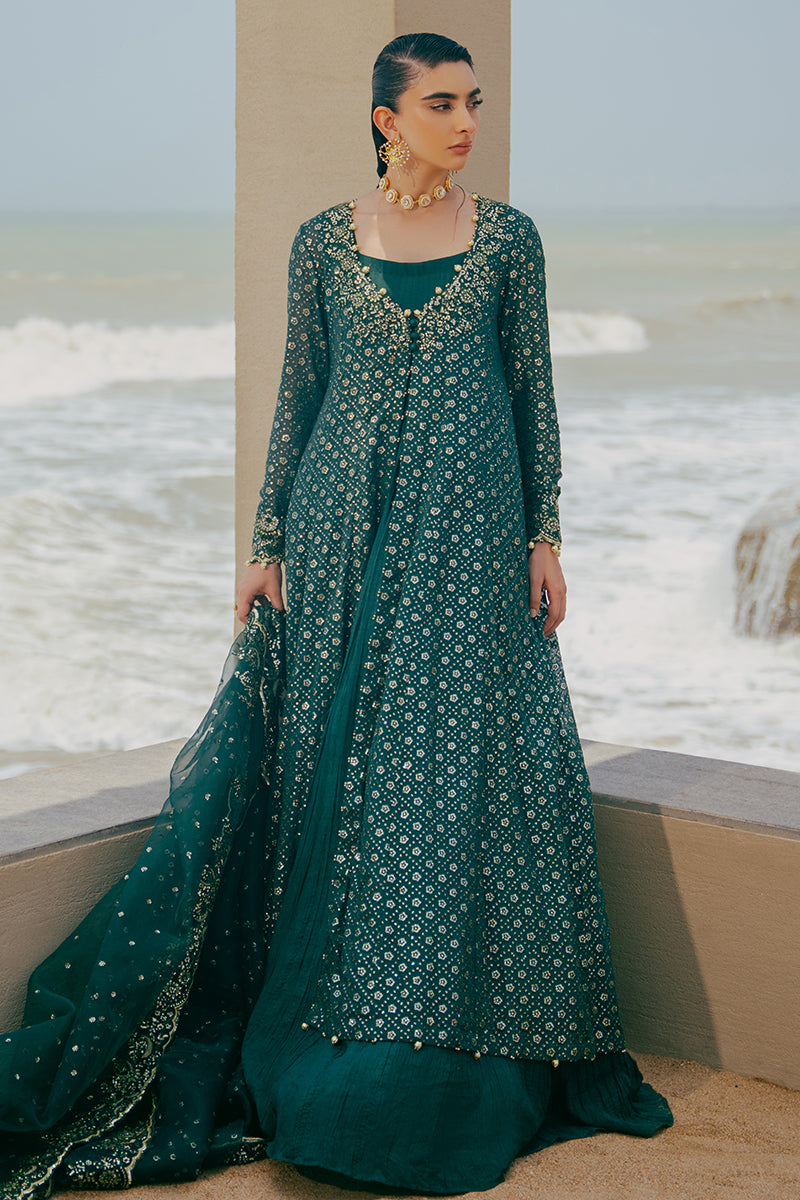 GREEN SPRING-3PC CHIFFON EMBROIDERED PRET GREEN SPRING-3PC CHIFFON EMBROIDERED PRET