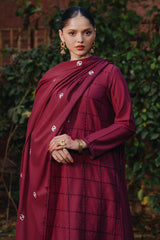 RED WOOD-2 PIECE (SHIRT & DUPATTA)