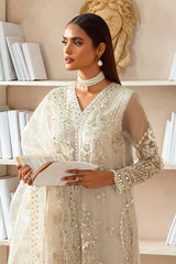 STERLING SILVER-3PC ORGANZA EMBROIDERED PRET