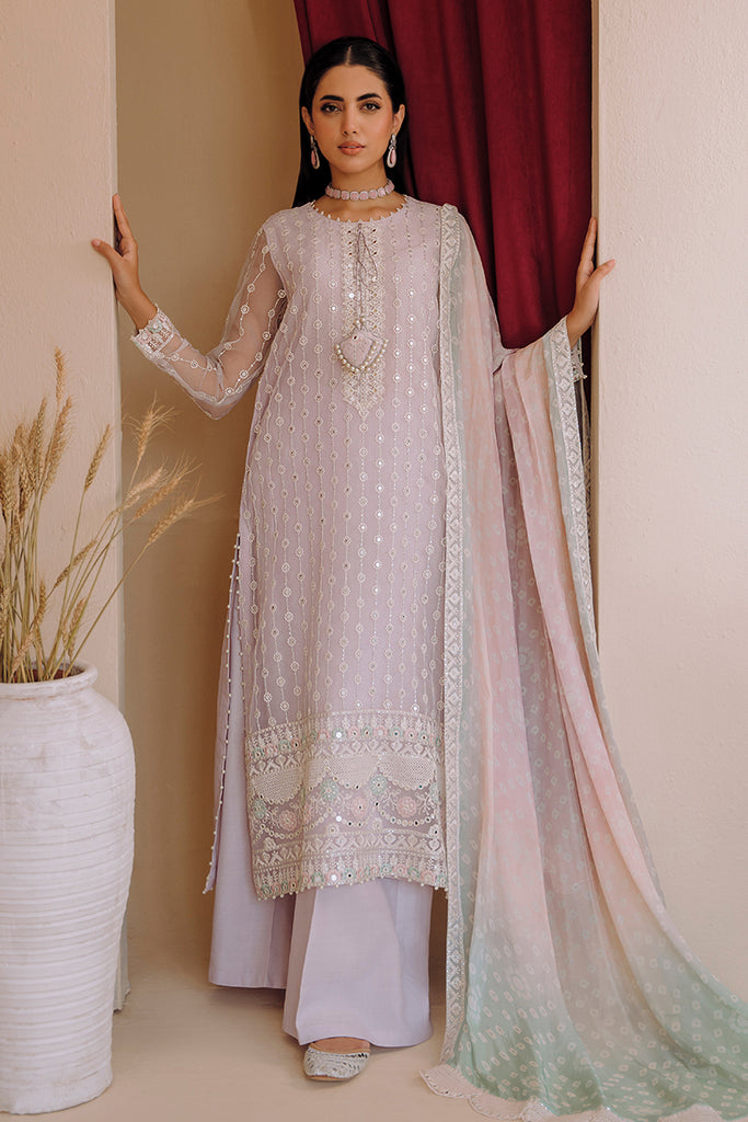 LILAC HAZE-3PC (SHIRT, DUPATTA & TROUSER)