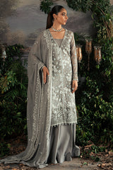 CLASSIC ACME-4PC CHIFFON EMBROIDERED SUIT