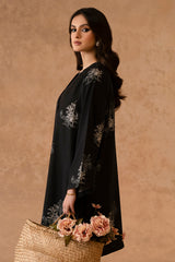 MIDNIGHT MIST-2 PIECE LINEN PRINTED SUIT