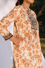 GLEAM AURA-1 PIECE KHADDAR PRINTED SHIRT