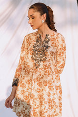 GLEAM AURA-1 PIECE KHADDAR PRINTED SHIRT