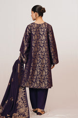 REGAL PERSE-3 PIECE JACQUARD SUIT