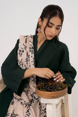 PIRATE BLACK-2PC (SHIRT & DUPATTA)