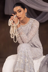 ASMAANI-3PC CHIFFON EMBROIDERED PRET
