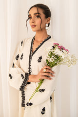 IVORY CHARM EMBROIDERED SHIRT