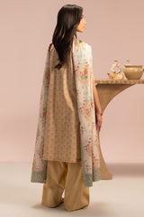 GARLAND MIST-3 PC PRINTED LAWN SUIT