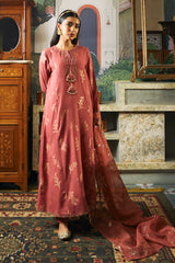 SANGEETA-2 PIECE JACQUARD EMBROIDERED SUIT