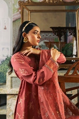 SANGEETA-2 PIECE JACQUARD EMBROIDERED SUIT