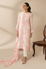 PINK SPLASH 2PC (SHIRT & DUPATTA)