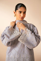 LAVENDER AURA -3PC (SHIRT, TROUSER & DUPATTA)