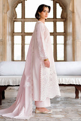 PEACH BLUSH-3PC EMBROIDERED LAWN SUIT