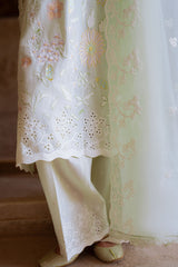 AQUA SERENITY-3PC EMBROIDERED LAWN SUIT