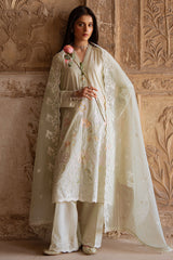 AQUA SERENITY-3PC EMBROIDERED LAWN SUIT