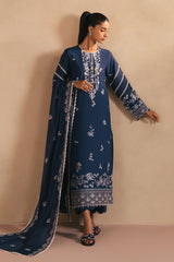 NIRVANA DIVE- 3PC EMBROIDERED LAWN SUIT