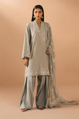 LIVIA FLORET- 3PC EMBROIDERED LAWN SUIT