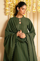 MYSTIC VEIL-3PC CHIKANKARI SUIT