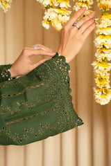 MYSTIC VEIL-3PC CHIKANKARI SUIT