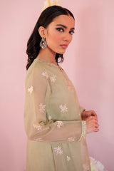GREEN BERYL EMBROIDERED SHIRT