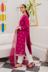 PLUM CLARET-2PC SHIRT & DUPATTA