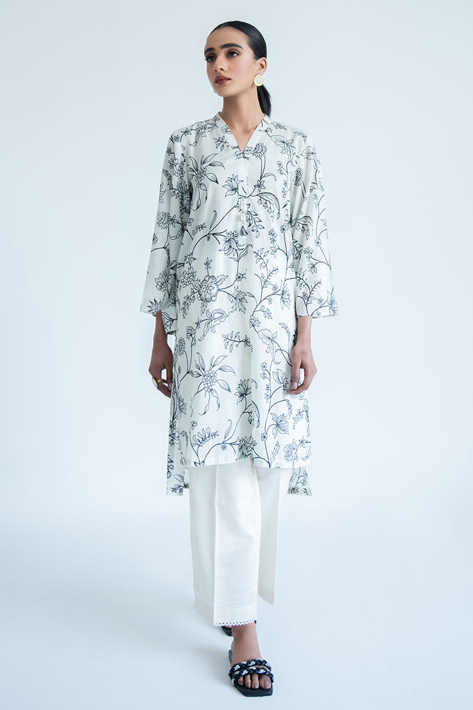 IVORY MAZE DIGITAL PRINTED SHIRT