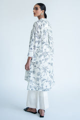 IVORY MAZE DIGITAL PRINTED SHIRT